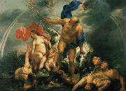 Neptunus en Amphitrite in de storm, Jacob Jordaens